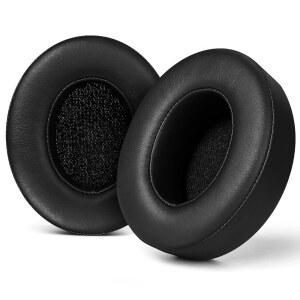 [미국배송] BEATS STUDIO 2/3 유선/무선 헤드폰용 토요소 교체 이어 패드 B051/B0500용 노이즈 캔슬링 폼이 있는 BEAT 부드러운 단백질 가죽(블랙)