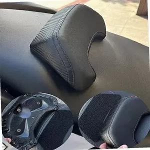 스쿠터 좌석 쿠션 곡선형 허리 등받이 방수 바이 백레스트 시트 패드 케이스 천공 오토바이