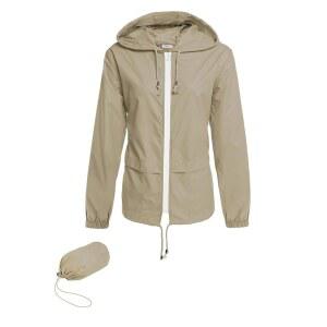 하운트 여성용 경량 후드 레인코트 방수 포장 가능 액티브 아웃도어 레인 재킷 (S-3XL)