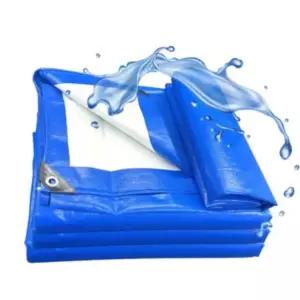 고품질 양면 타포린 방수포 천막 블루 4mX10m 6mX8m 천막 방수시트 (WFJRBA9)