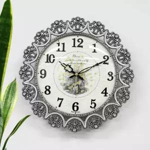 무소음 쟈스민 주석도금 주물 벽시계 HCA-625S
