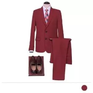 고품질 남성슈트 투버튼 20대 정장세트 빅사이즈 춘하복 봄 (WFJREU7)