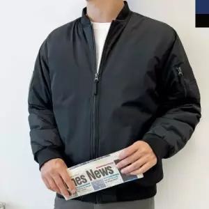 [라일리의류] Rly 항공 UND 남자커플블루종패딩항공점퍼 남자상의