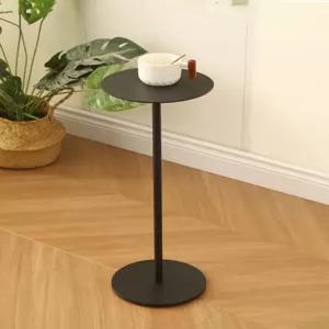 원형 바테이블 스탠딩 세트 홈바 테이블 높은 블랙 업소