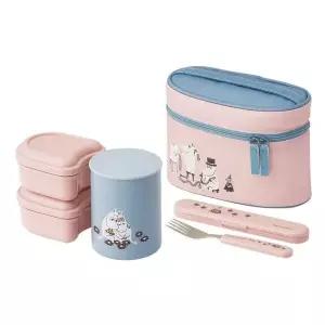 도시락 560ml 스모키 컬러 스텐 무민 보온 포크포함 (WFJR5OR)