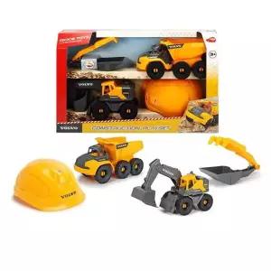 디키 역할놀이 작동완구 건설놀이 중장비차 헬멧 세트