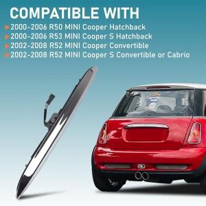 [호환품]미니 소형 호환 쿠퍼 2002-2008 R50 R52 R53 트렁크 핸들 버튼 교체용 리어 호환 리드 릴리스 테일