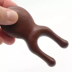 고품질 TOO 우드데이 옻칠 원목 괄사 마사지기 문어얼굴 어깨 (WFJRMXE)