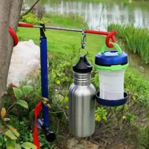 턴트폴랜턴고리 램프 배낭 물통 캠핑 텐트걸이막대 (WFJ6E5Q)