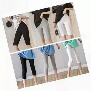 임산부 레깅스 5부 7부 얇은 여름 쿨바지
