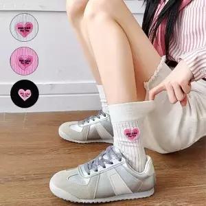 KiKi 2개 메쉬 중목 양말 스트릿룩 여름 패션양말 골 (WFJ68JA)