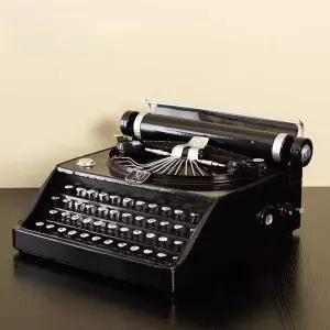 레트로 타자기 앤틱 키보드 아날로그 클래식 장식품