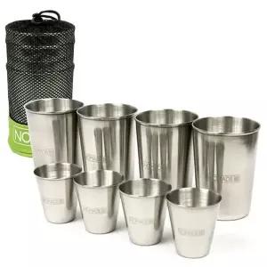 TC 노메이드N6114 캠핑 스텐 맥주컵 소주컵 세트 8P (WFJ6ZLA)