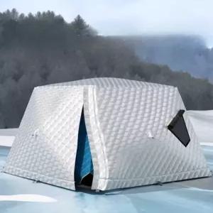 리온 사우나텐트 두꺼운 빙어낚시 감성 찜질방 야외 찜질