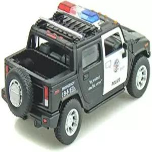 KiNSMART - H2 허머 SUT 5인치 1 36 스케일 다이캐스트 메탈 모델 토이 트럭 (폴리스 에디션)