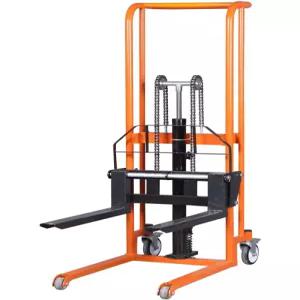 수동 지게차 소형 포크 핸드리프트 유압 스태커 핸들