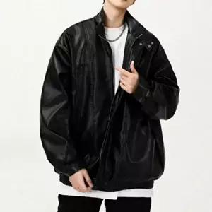 [모로엠]모던 버튼 디테일 남성 라이더 재킷 DMS-JUA-Q4139348