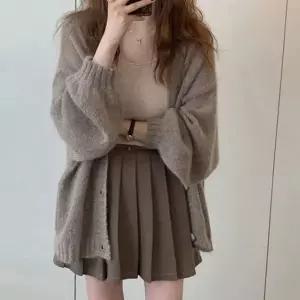 [하프클럽/]부드러운 터치 와이드핏 환절기 F/W 가벼운 카디건풀오버 이지웨