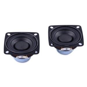 Cylewet 2Pcs 2인치 4Ohm 10W 풀레인지 오디오 스피커 아두이노용 스테레오 우퍼 (2팩) CYT1116