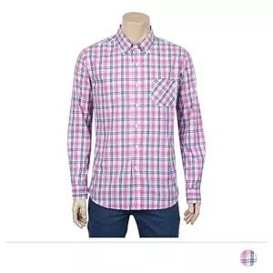 [모로엠]남성 체크 버튼다운 긴팔 셔츠 ON-SHA-QWFL92VU