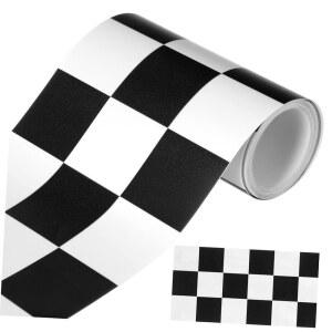 교실 장식용 비문 1롤 체크무늬 벽 데칼 테두리 접착 욕실 스티커 및 홈 장식은 습도가 오래 지속됩니다