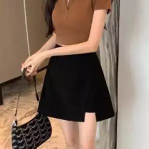 [옷자락]여성 하이웨이스트 A라인 미니팬츠 스커트