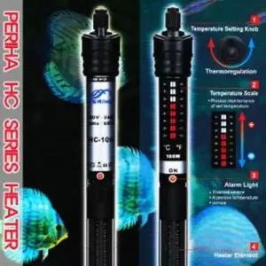 수족관 수조 수중히터 어항 이중방수캡 온도제어 물속 조절