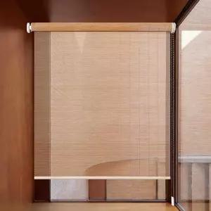 대나무 블라인드 시원한 ( 문의) 무타공A유형 파티션 사무실 카페 커튼