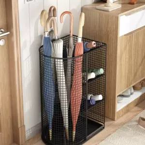 대용량 미용실 카페 스탠드 메쉬 우산꽂이 철제 업소용