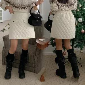 위쉬몰 LT 팡팡누비팬츠밴딩스커트(Q355H512) 빅사이즈