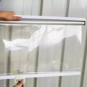 쇼케이스 롤스크린 가림막 투명 블라인드 쇼케이스 냉장고 손잡이