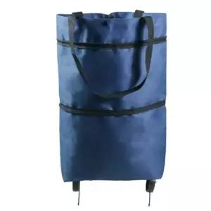 바퀴달린 시장바구니 접이식 장바구니 네이비 장바구니카트 휴대용장바구니 바퀴달린장바구니