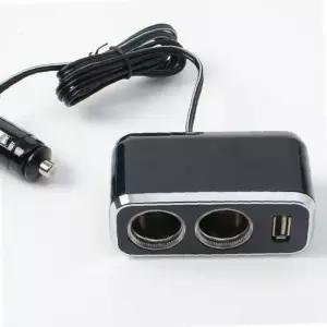 차량용 시가잭 USB 2구 소켓 변환기 차충전기