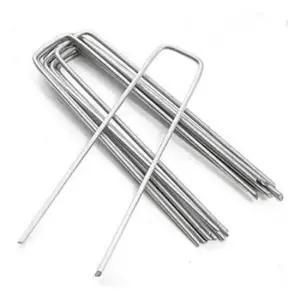 제초 잡초매트 멀칭 고정핀 (대) 100개 멀칭고정핀 멀칭비닐 제초매트 제초매트고정핀