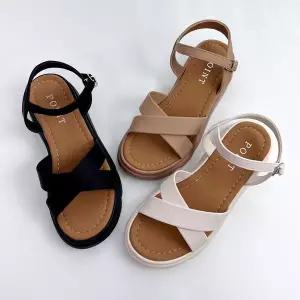 슈즈플랜 2404 엑스 스트랩 샌들 3color WFFJ1EQ