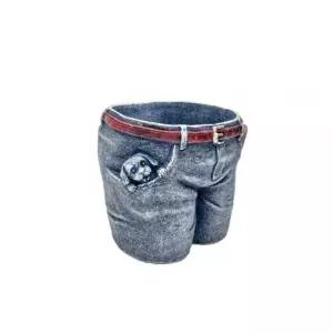 ksr 모던 수지 마블 화분 청바지 1호 10x8x9cm (WFJ7PLN)