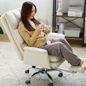 가죽 책상의자 컴퓨터의자 리클라이너 중역 의자 사무실 (WFK5YMM)