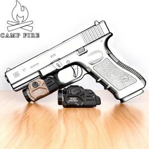 PX1 WADSN 권총 라이트 스트로브 기능 에어 소프트 레일 장착 전술 경전철 클램프 앰비덱스 온/오프 리어