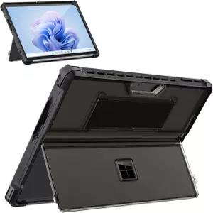 Microsoft Surface Pro 11 10 9 13인치용 MoKo 케이스 킥스탠드 보호 케이스가 있는 올인원 러기드 커버