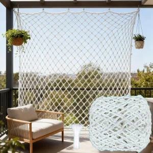 스포츠 네트 그물망 안전망 - 야구/소프트볼 트레이닝 아파트 발코니 보호 홈 안전 시나리오 충족 홀 간격