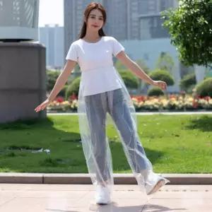 일회용 팬츠 커버 바지 우비 비닐 방수