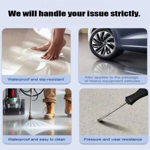 파니식 에폭시 셀프 레벨링 바닥 페인트 - 미끄럼 방지 내마모성 실내/실외 시멘트 코팅 천연 대리석 같은