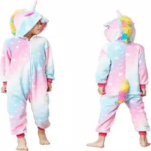 용 동물 잠옷 코스프레 할로윈 남녀공용 코스튬 HQFURS 유니콘 원피스
