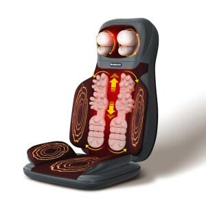 이중 목적 열 쿠션, 허리 어깨 경추 등 열 마사지, 리모컨 , 어깨 목 안마기