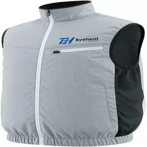 팬 BYHEAT 쿨링 조끼 - 여름용 USB 충전식 야외 작업용 경량 에어플로우 자켓 스포츠용
