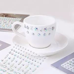 물방울스티커 하트스티커 다용도 네일 큐빅 문자 (WFK9D53)