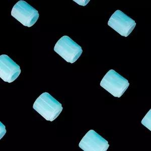 자동차 자전거 타이어 밸브 야광 캡 파란색 오토바이 장식용품 (WFK9JPC)