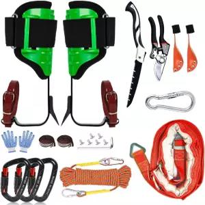 과일 따기 사냥을 하는 등반가를 위한 벌목용 조정 가능한 나무 등반 장비 키트를 미토조시에 스파이크