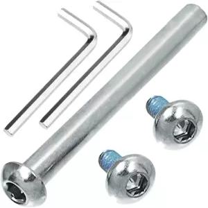 헥스 락 남녀 스쿠터 부품 축 앞쪽 후방 앨런 M8 나사 2-3-4륜 가구용 휠체어 킥 풀-알롱 왜건 인라인