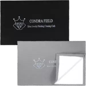 2Pcs 실버 주얼리 연마 클리너 천 프로 사이즈(11인치 x 14인치) 천으로 먼지와 녹을 제거합니다. 클리닝